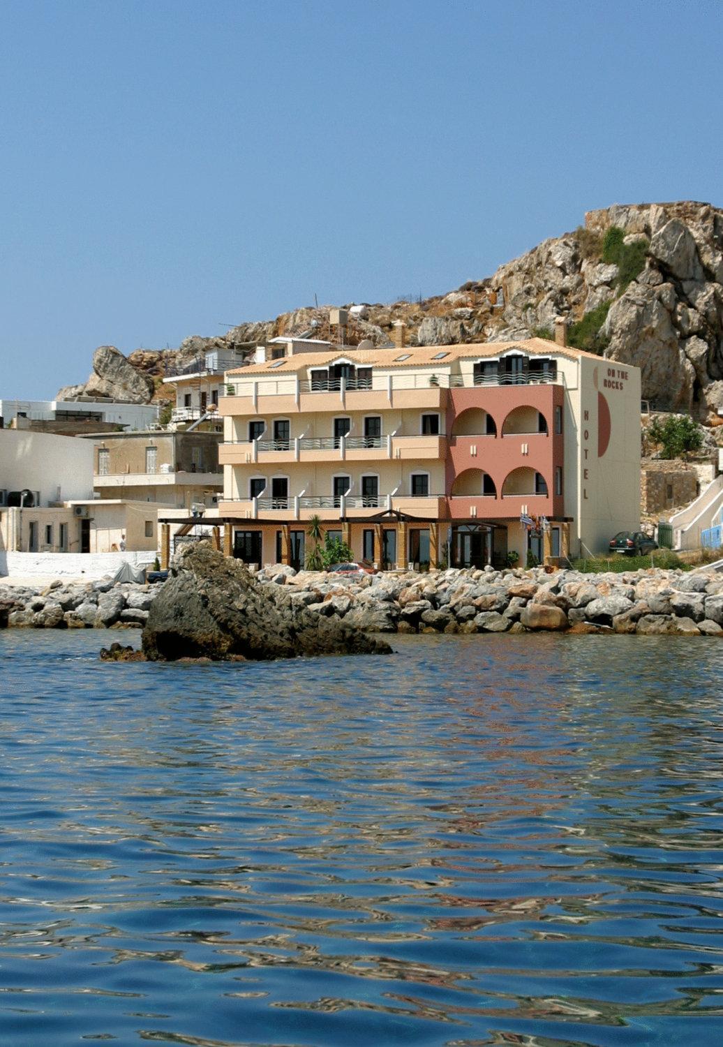 Hotel On The Rocks Paleochora Exterior foto